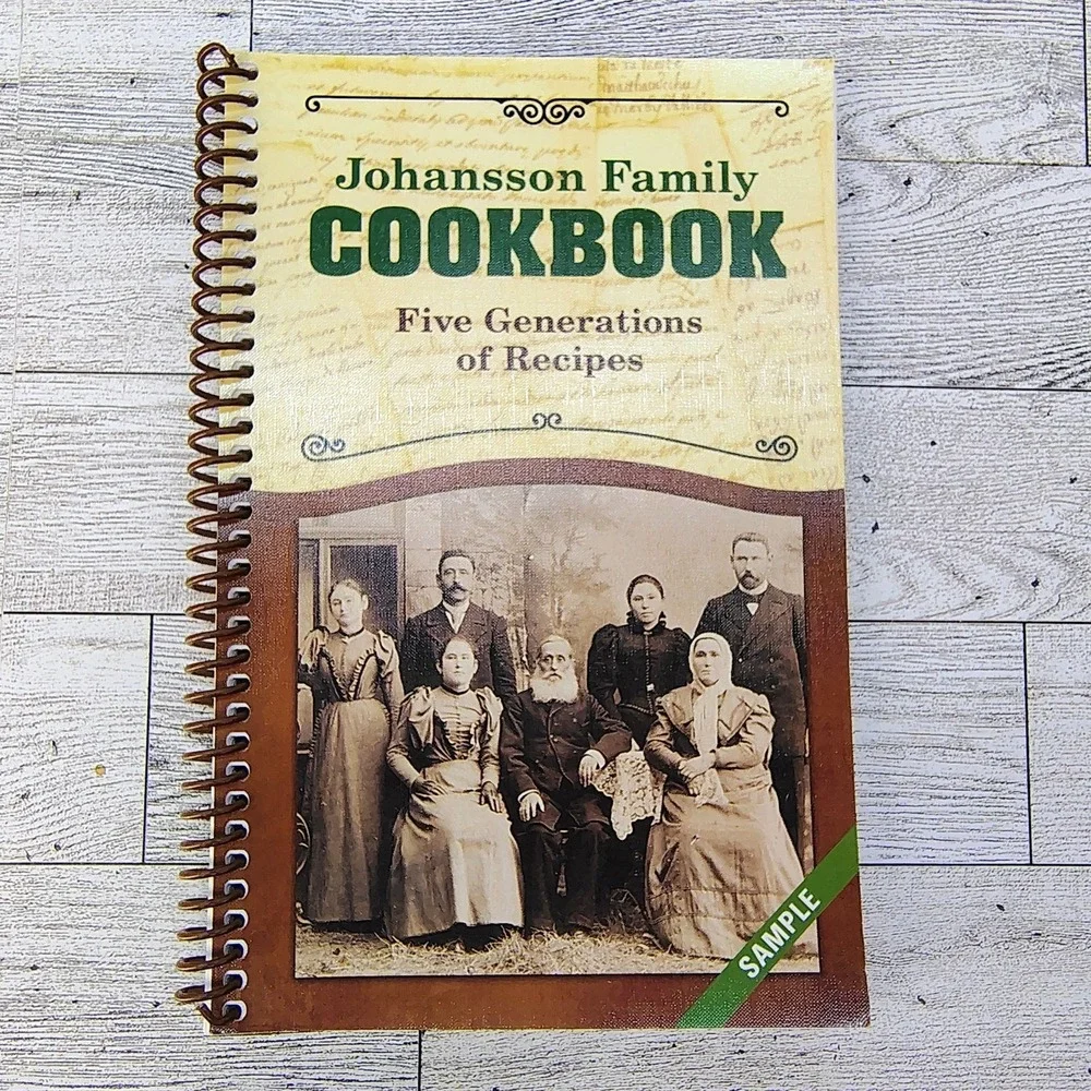 Johansson Family Cookbook 5 Generations Recipes 2017 Spiral Bound Heritage Kitch